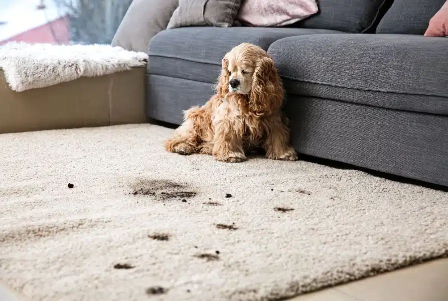 Featured image for “How to Clean Dog Poop from Carpet Safely”